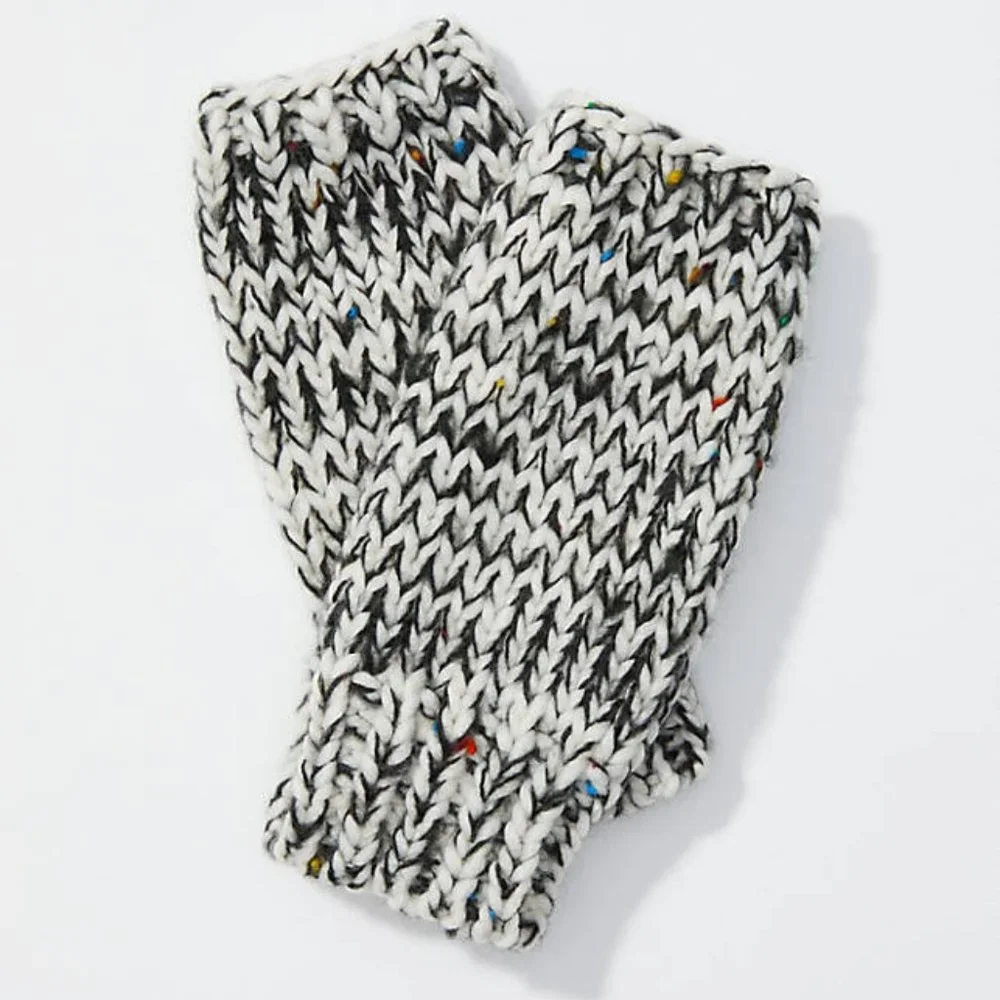 LOFT Women's‎ NWT Marled Cable Fingerless Gloves